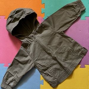Old Navy olive Green Pull over jacket.